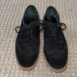 Cole Haan Black Oxford Wingtips